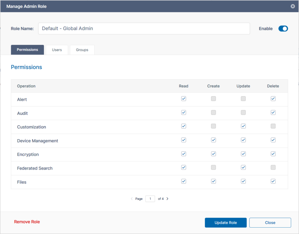 FileCloud 21 - RBAC